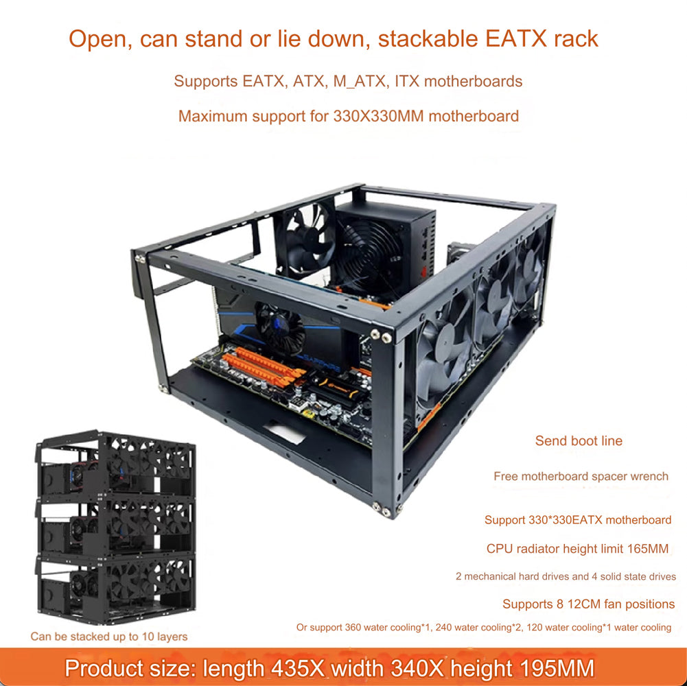 E02 Stackable Open Air Test Bench Bundle