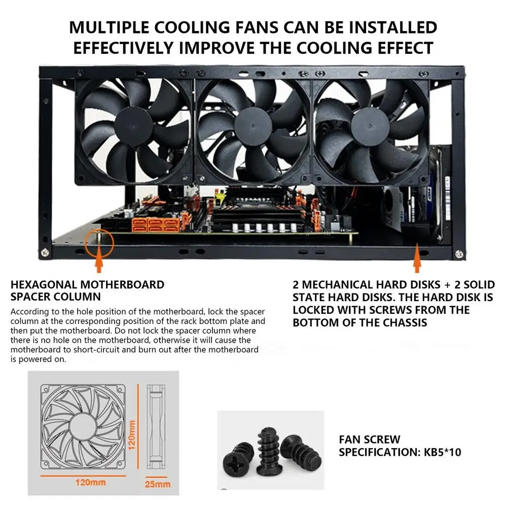 E02 Stackable Open Air Test Bench Bundle
