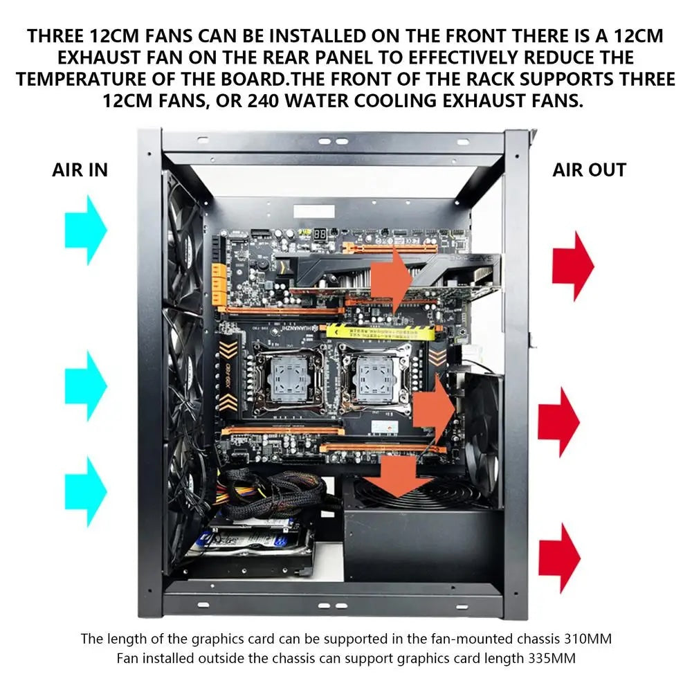 E02 Stackable Open Air Test Bench Bundle
