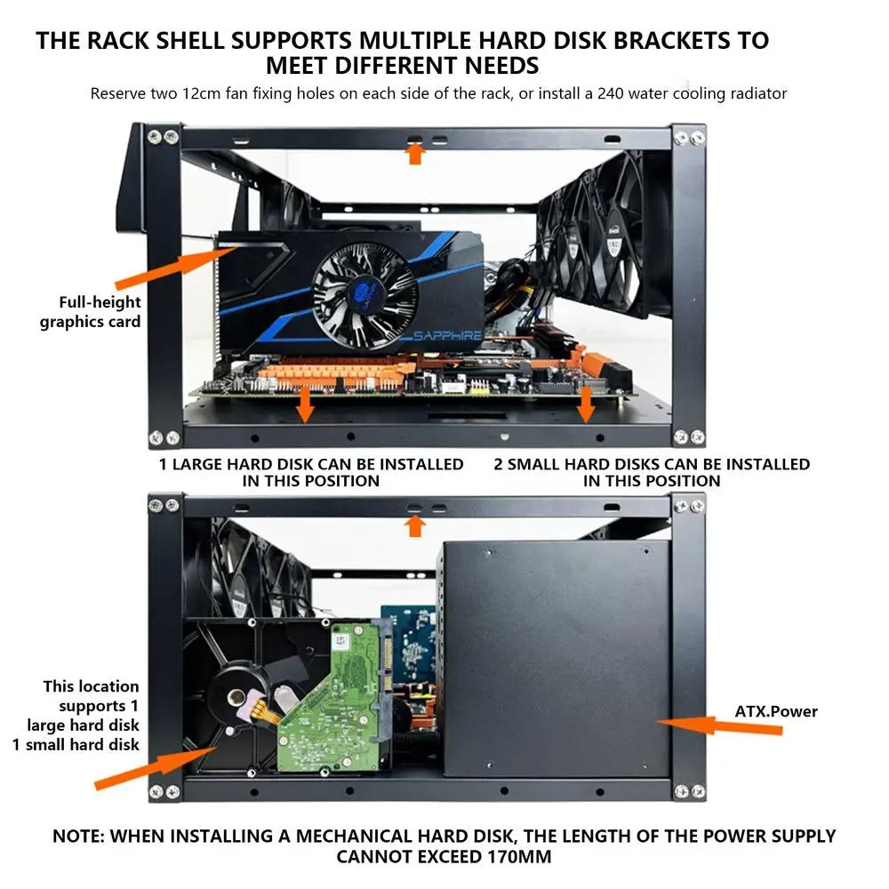 E02 Stackable Open Air Test Bench Bundle