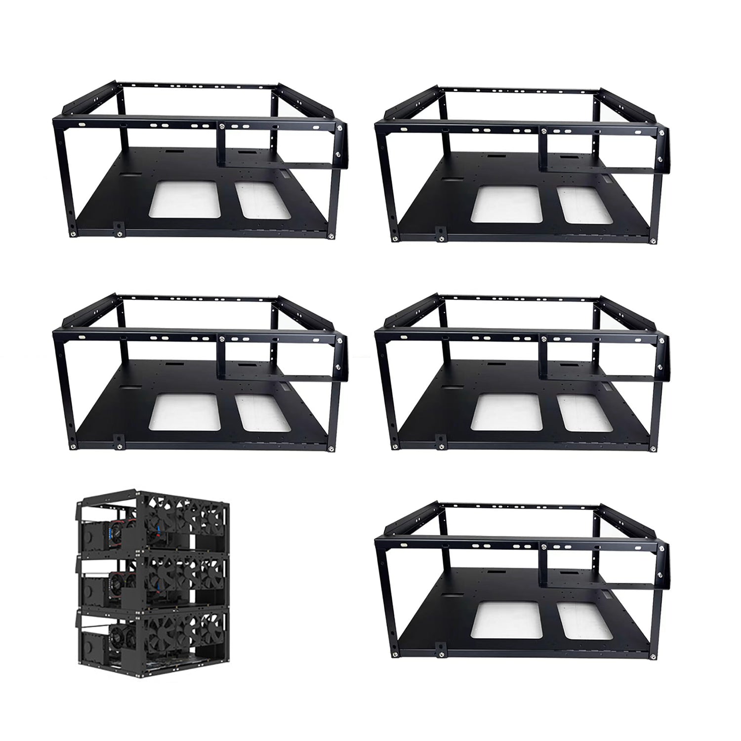 E02 Stackable Open Air Test Bench Bundle