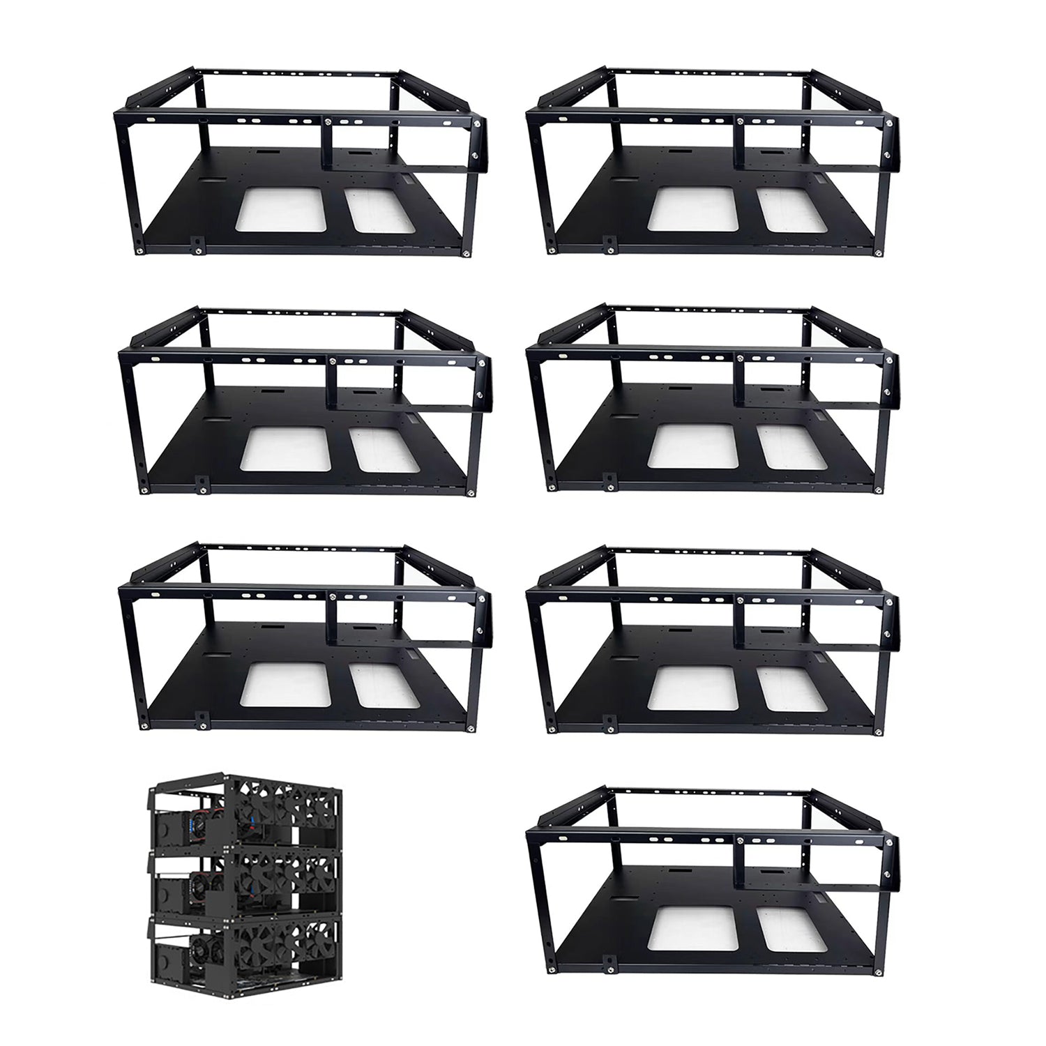 E02 Stackable Open Air Test Bench Bundle