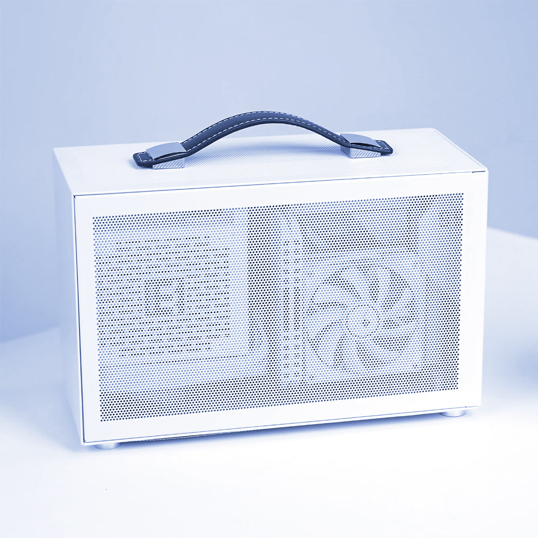 S300 Portable Mini-ITX PC Case with PCIe Cable Fit Dual-Slot GPU