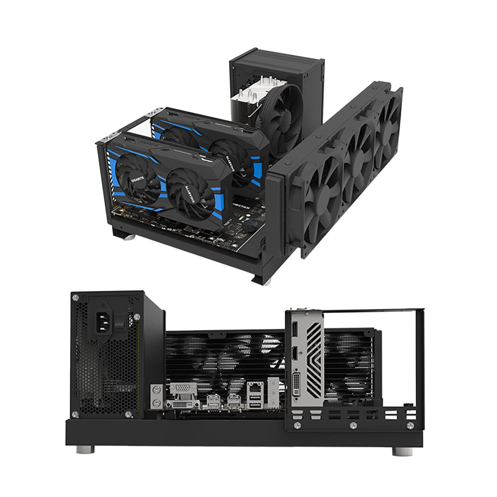 W01 DIY Portable Test Bench Open Air PC Frame Fits X79 X99 Mobo ATX MATX ITX