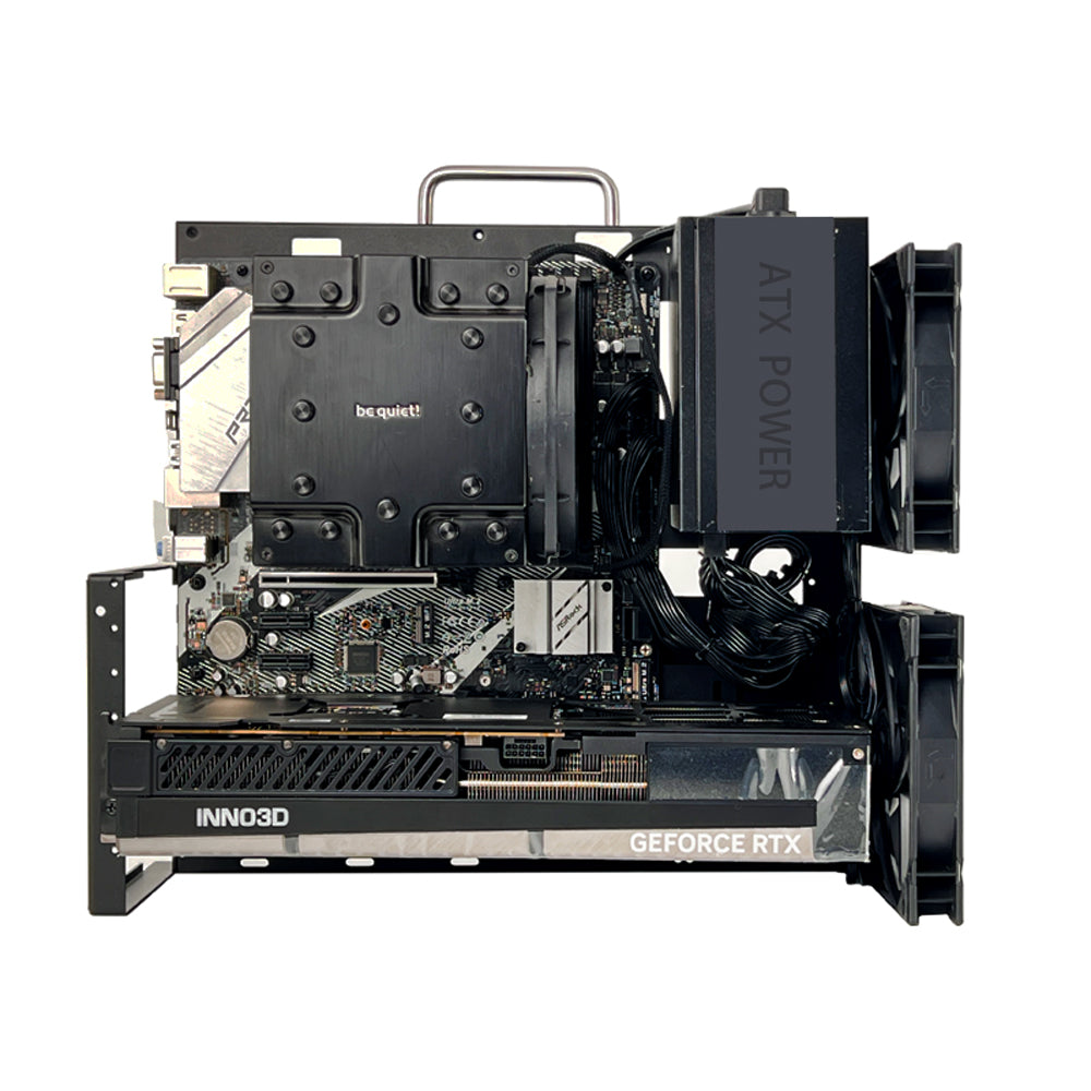 Atx Frame W02 E-ATX/ATX/mATX PC Test Bench Open Air Frame DIY Case Portable Wall ...